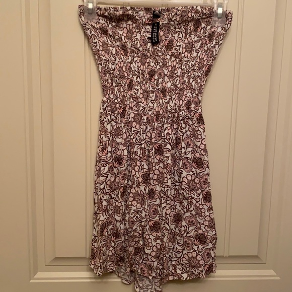 Strapless mini dress - Picture 1 of 4